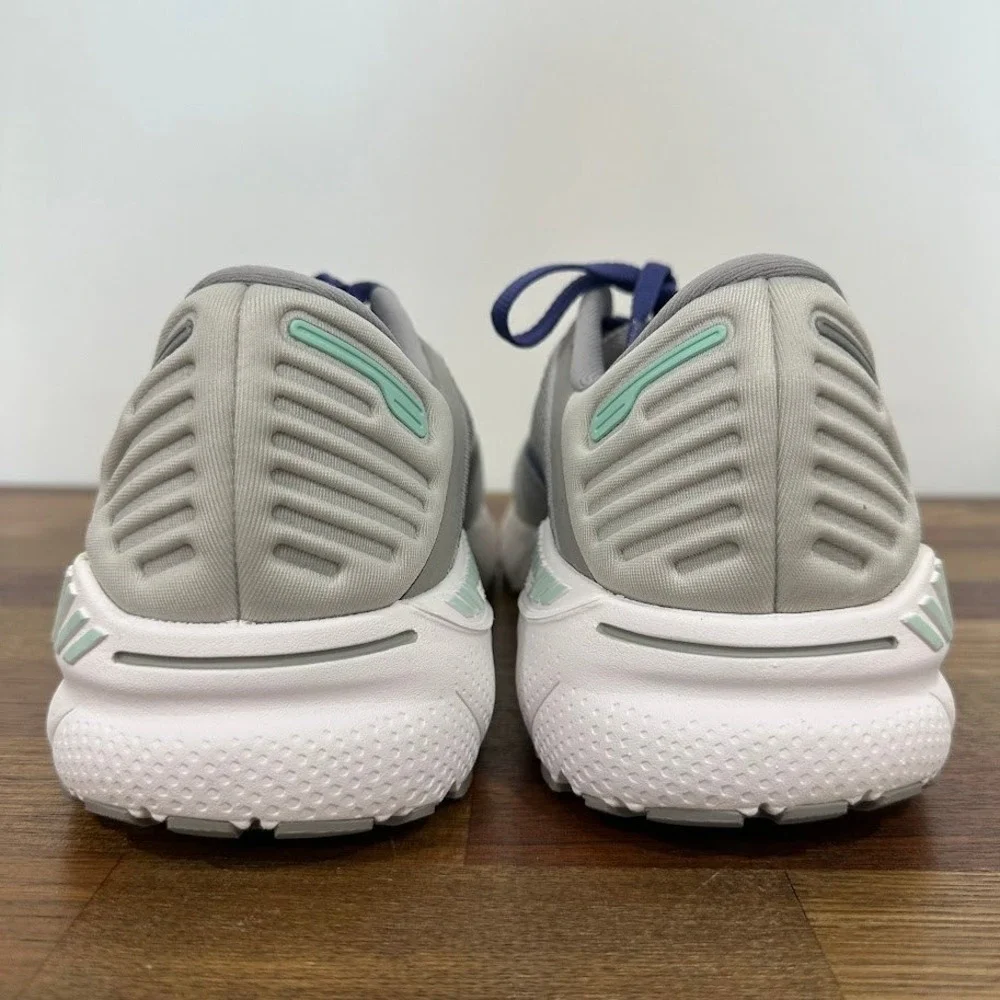 Brooks Womens Sneakers Size 9 Adrenaline GTS 22 Running Shoes Gray Blue Active